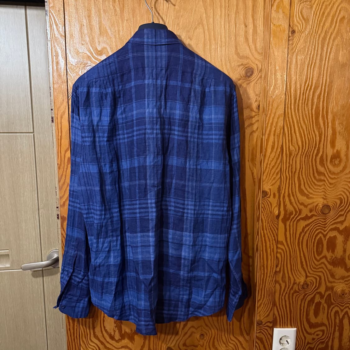 새상품) 랄프로렌 퍼플라벨 25 S/S 플레드 린넨 셔츠  상품이미지7