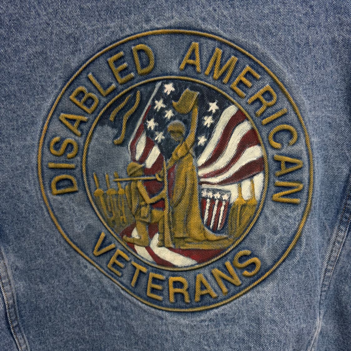 빈티지 자수 데님 자켓 상품이미지3