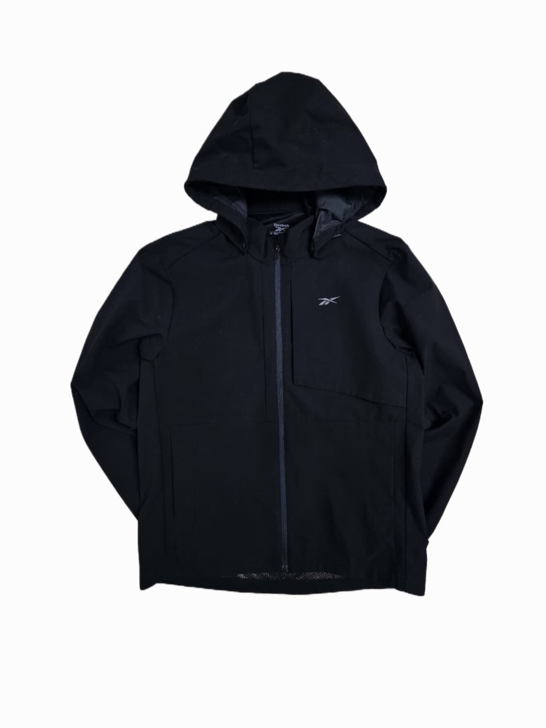​[XL] 리복 블랙 테크니컬 2L 방수 후드 바람막이 자켓 상품이미지1