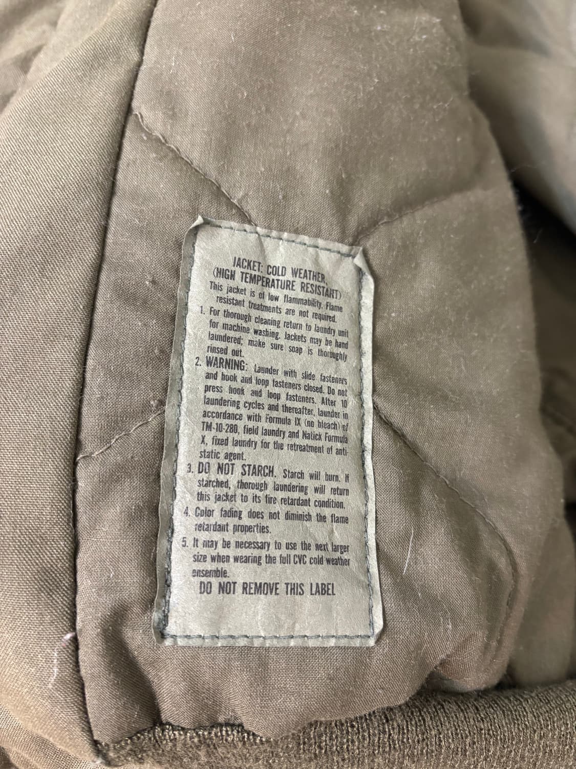 90's U.S Army CVC Tanker Jacket. 상품이미지6