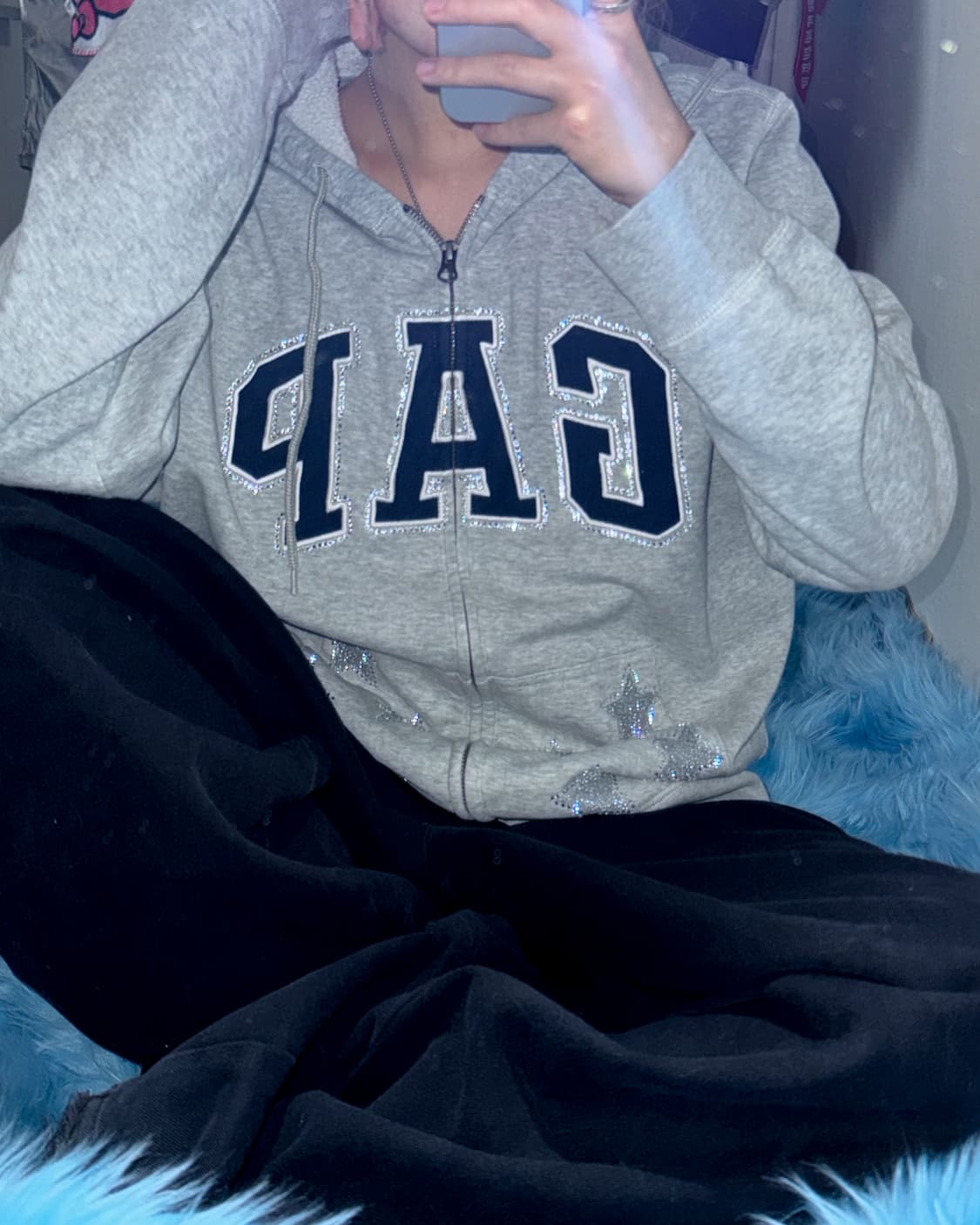 GAP 큐빅 커스텀 후드집업 상품이미지7