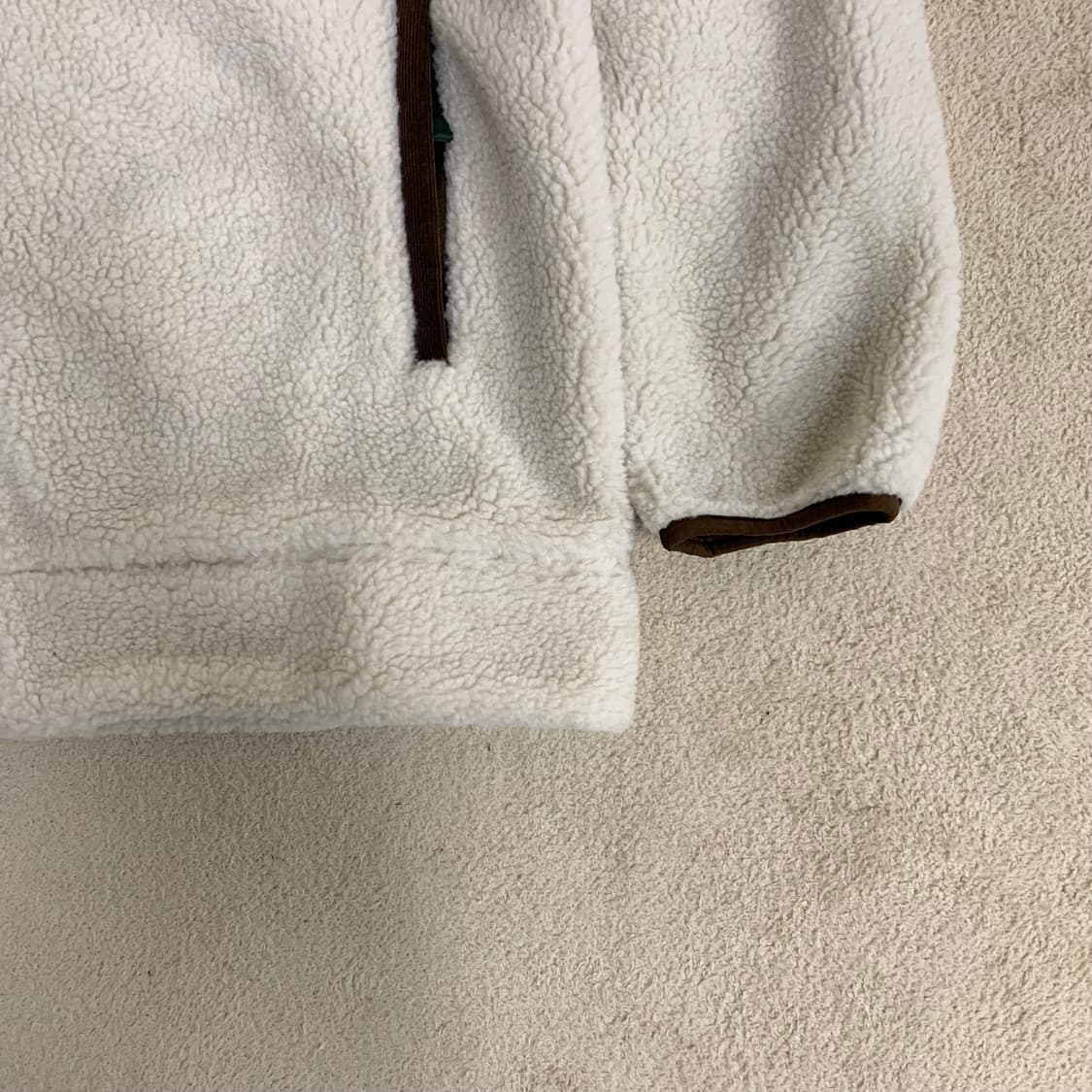 에디바우어 플리스 자켓(2XL/베이지) 후리스 점퍼 상품이미지3