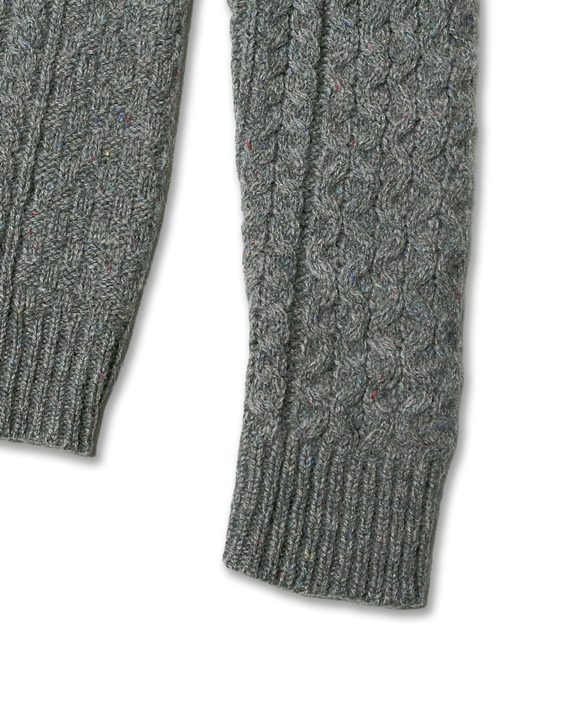 빔즈 [Beams] 익사이팅 그레이 꽈베기 니트 웨어 상품이미지3