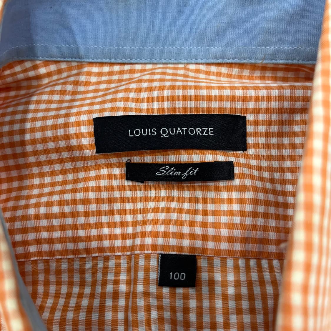 100 루이까또즈 슬림핏 체크 반팔셔츠 상품이미지3