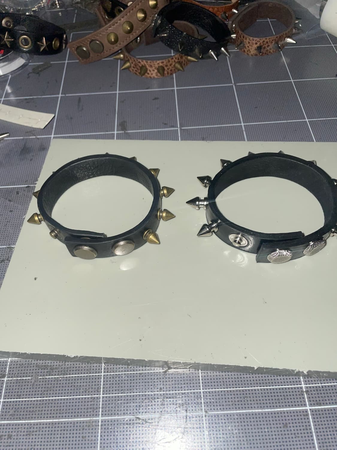 Studs leather bracelet (ver. 2) 상품이미지2