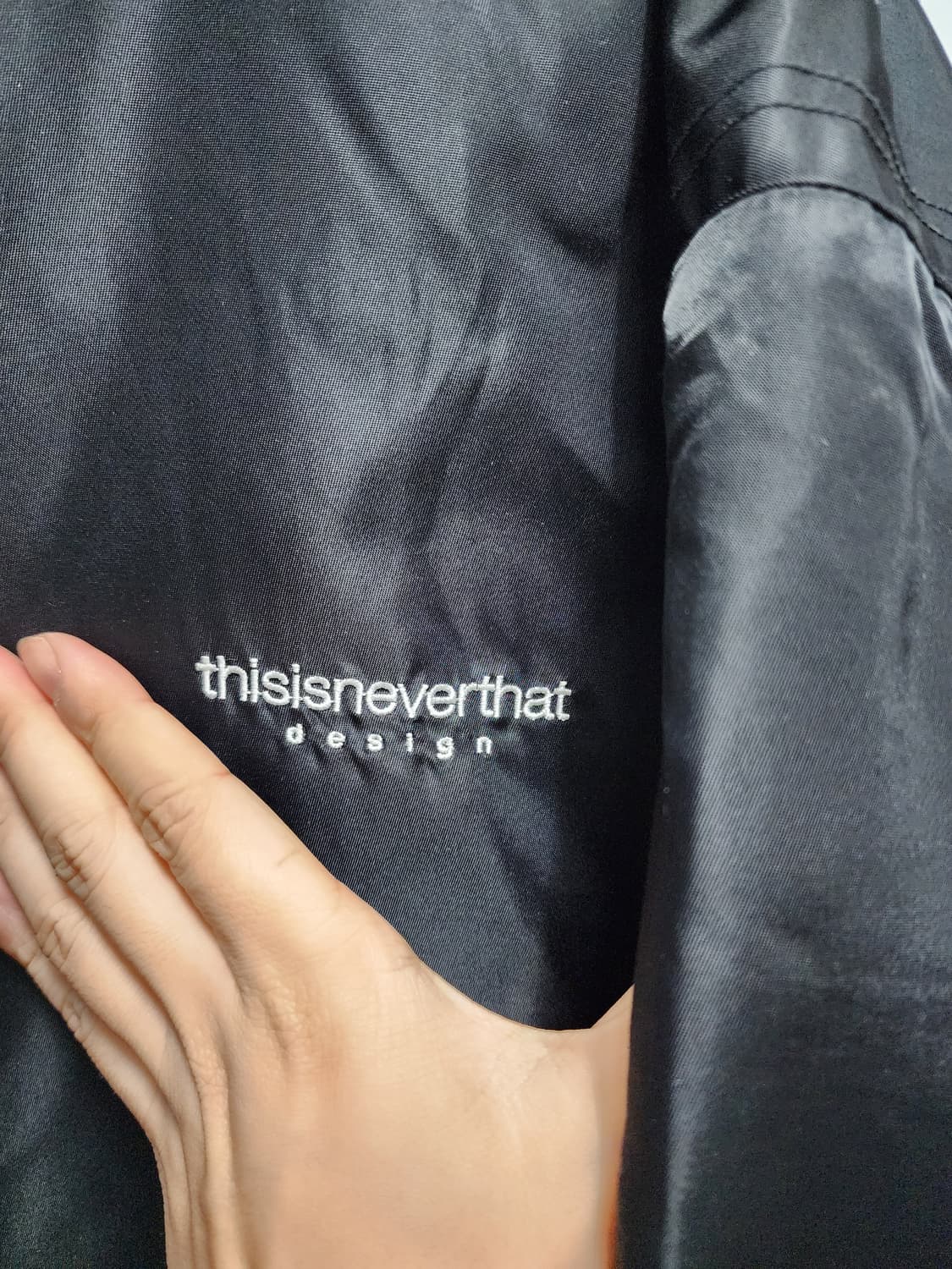 디스이즈네버댓 3m 빅로고 코치자켓 돕바 상품이미지3