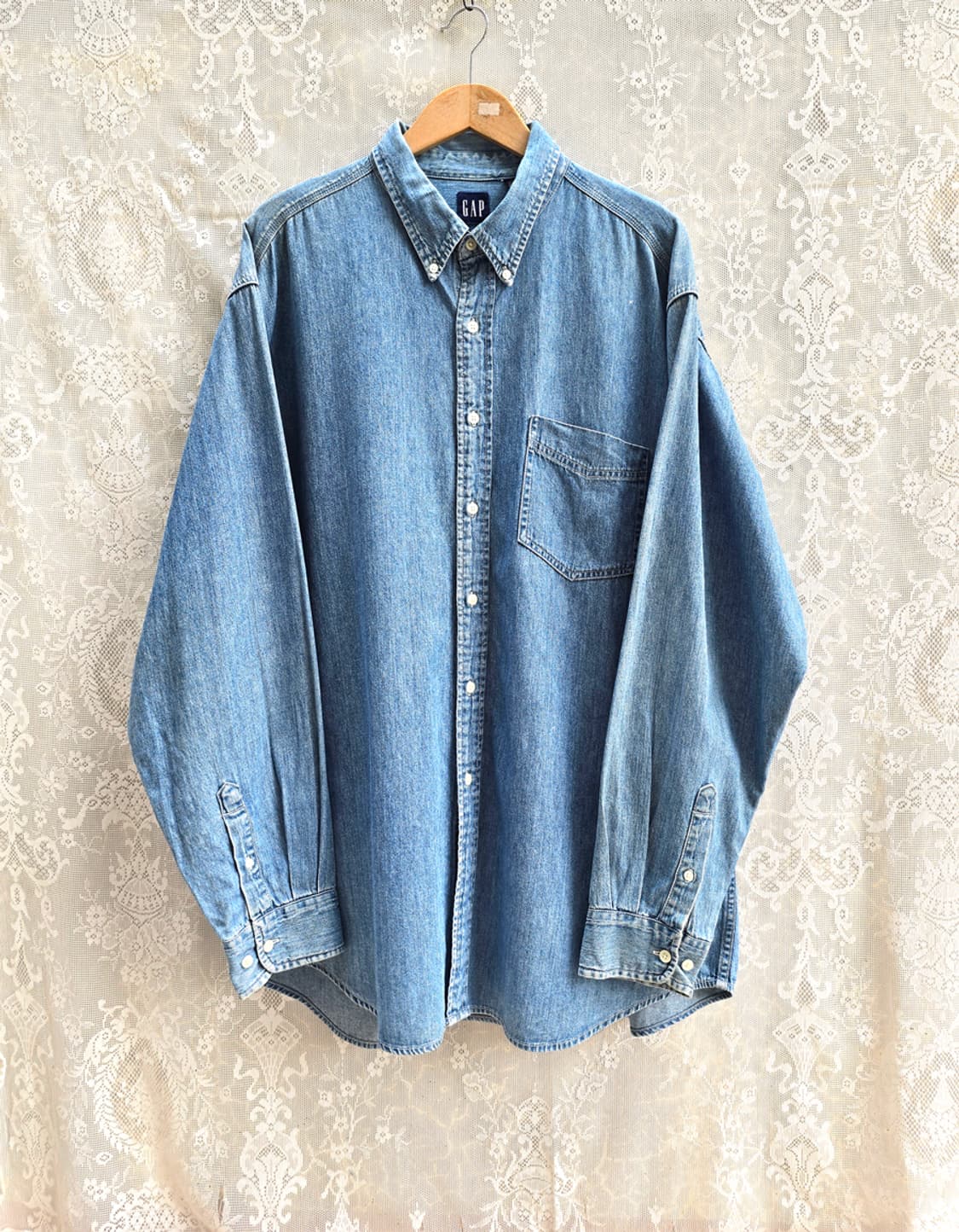 90s 올드 갭 데님셔츠 상품이미지1