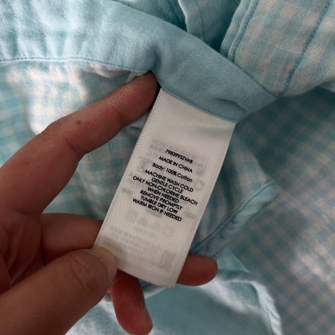 95 폴로랄프로렌 스카이블루 코튼 셔츠 상품이미지9