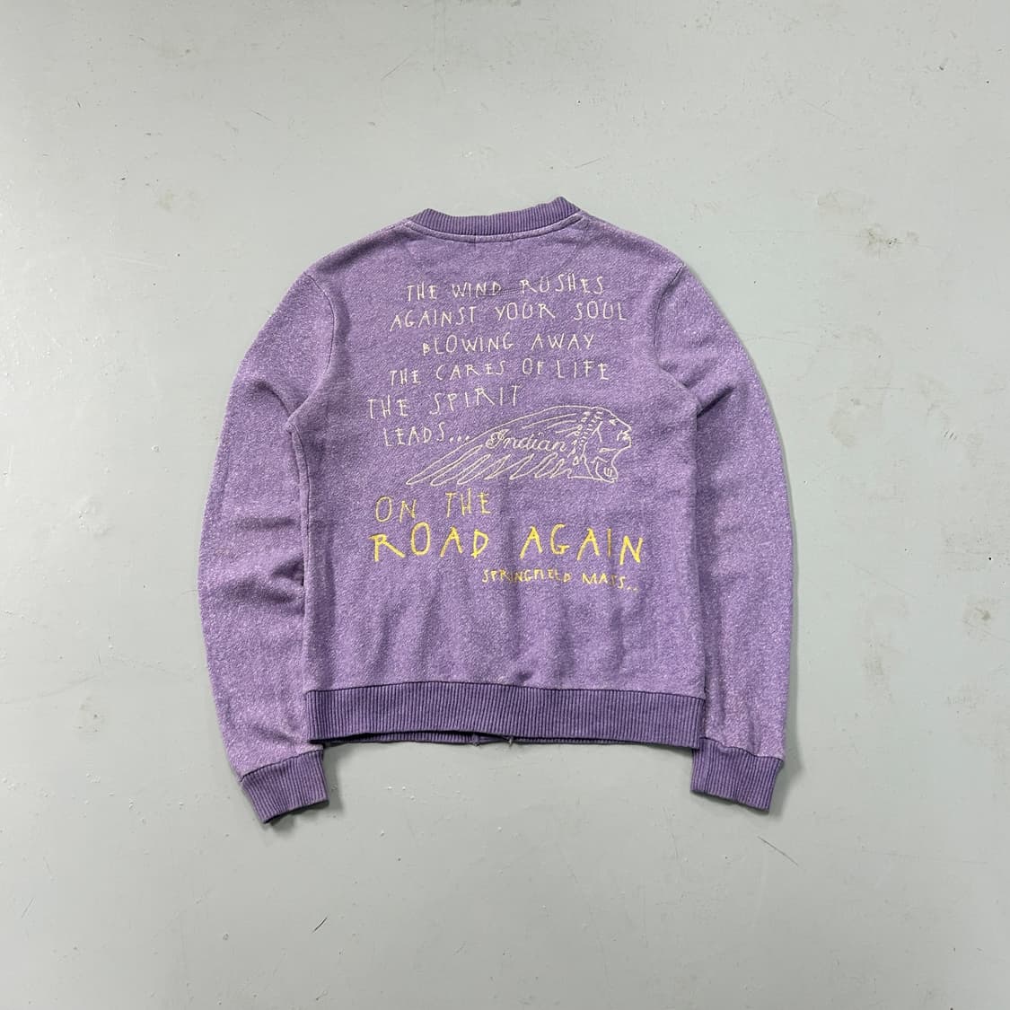 인디언 모터사이클 엠브로이드 가디건 상품이미지1