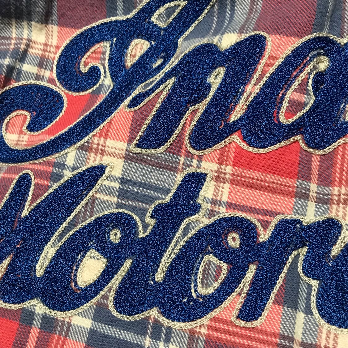 재팬 토요엔터프라이즈 인디언 모터싸이클 플란넬 자수 체크셔츠 상품이미지9