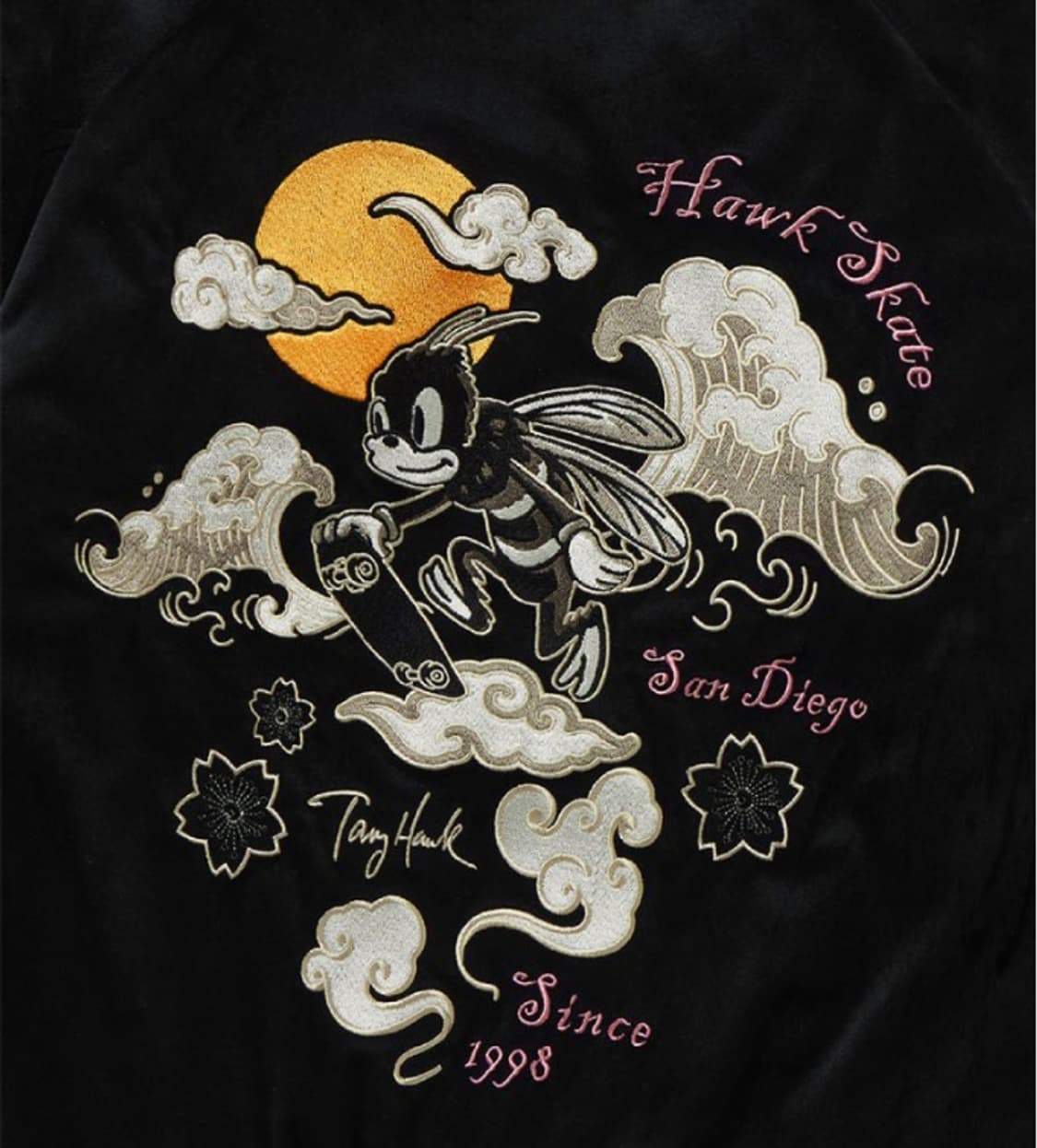 토니호크 토니비 벨루어 수베니어 자켓 블랙   상품이미지5