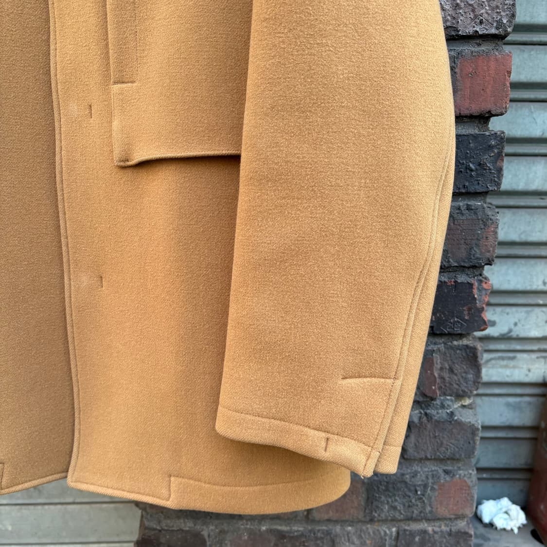 19aw 웰더 베이지 박시 카코트 상품이미지4