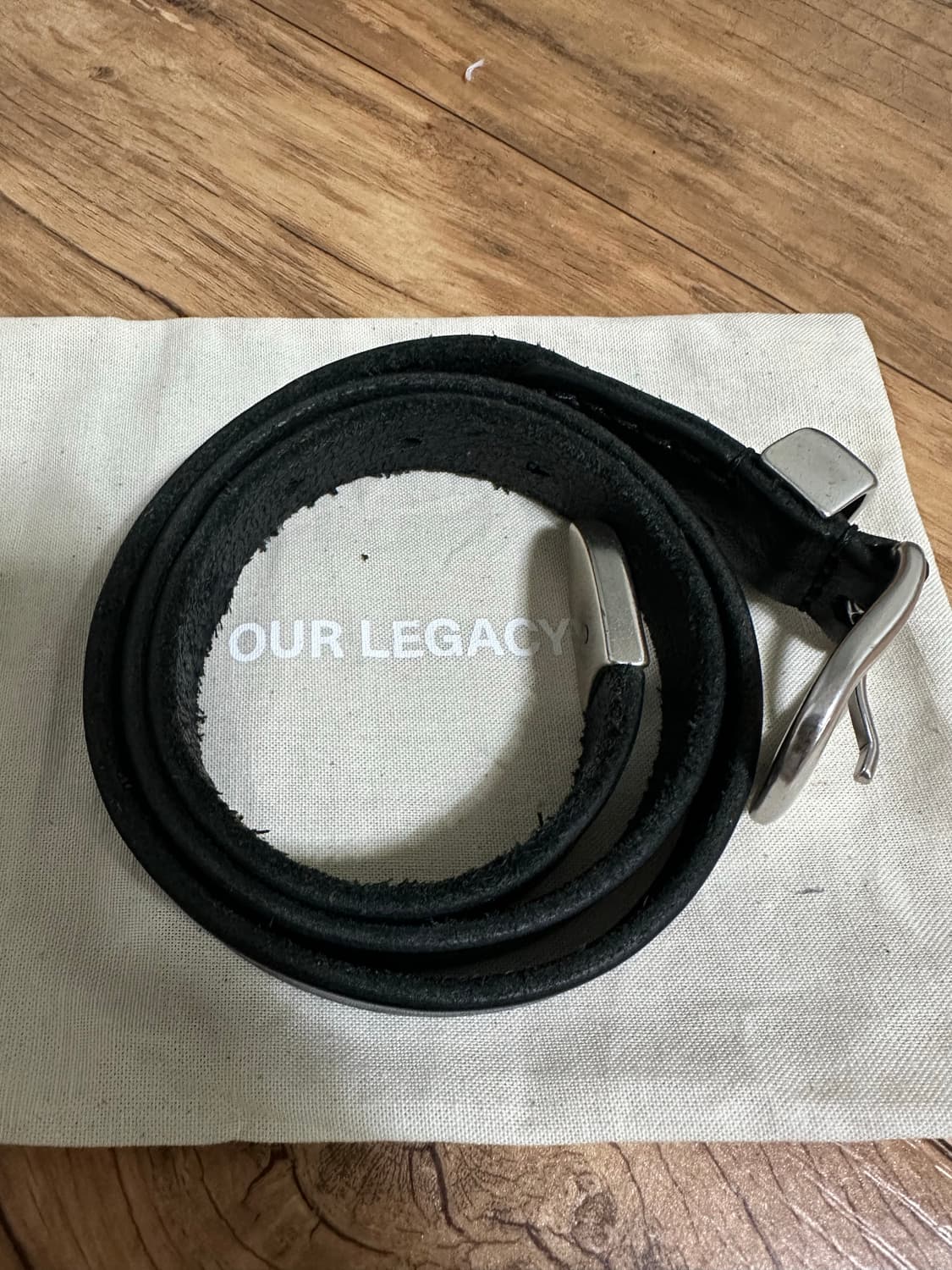 아워레가시 2cm 레더 벨트 블랙 70 상품이미지1