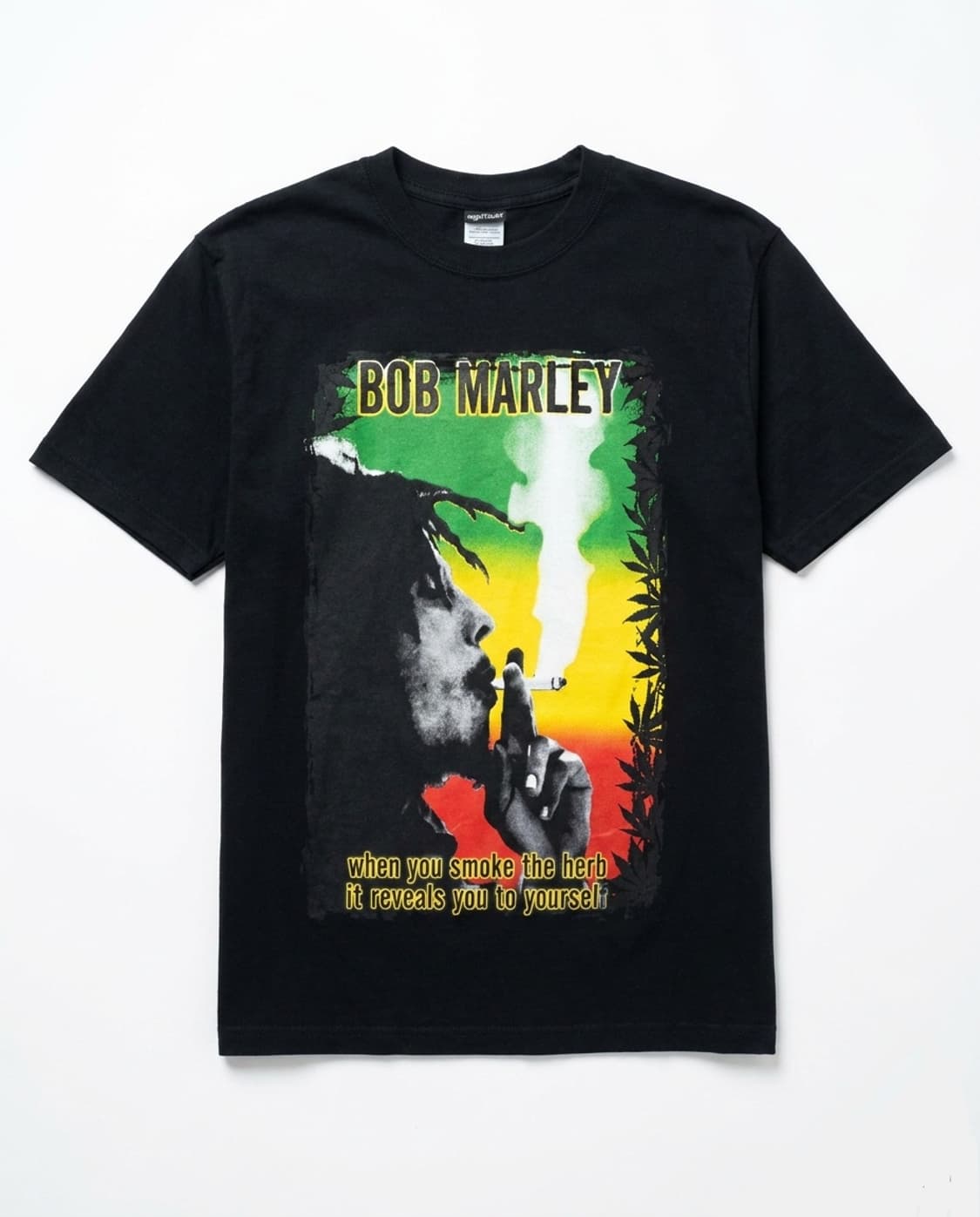 🔥일본빈티지 00년대 밥말리
BOB MARLEY 코튼 티셔츠 
블랙 L 상품이미지1