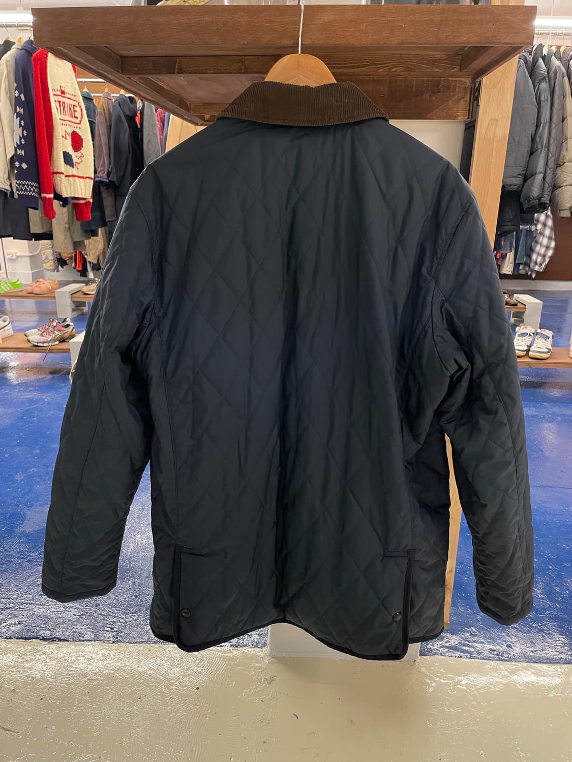 PRL 폴로 랄프로렌 블랙와치 리버시블 퀼팅 자켓 상품이미지8