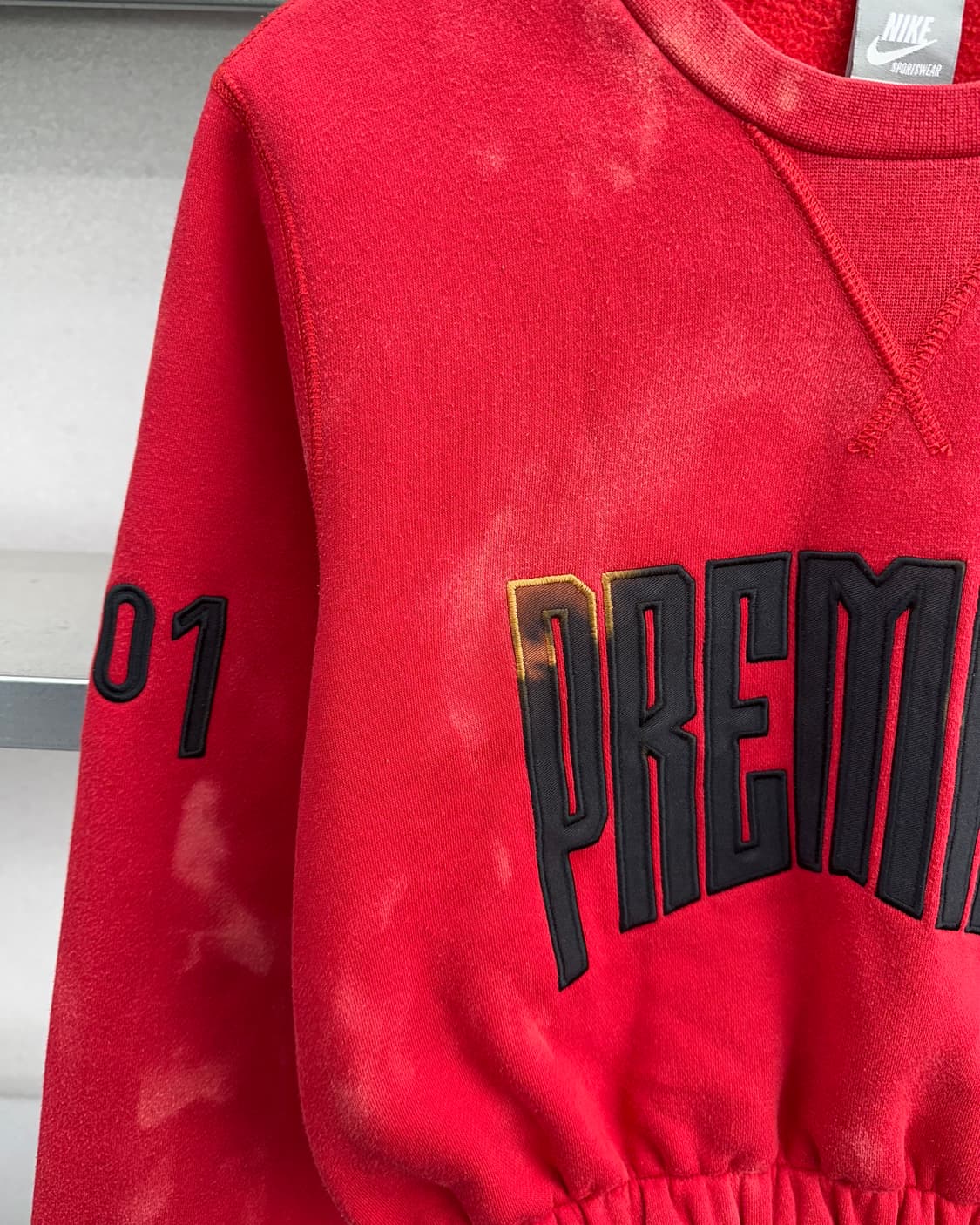 (WOMEN)나이키 크롭 맨투맨-M1457 상품이미지4