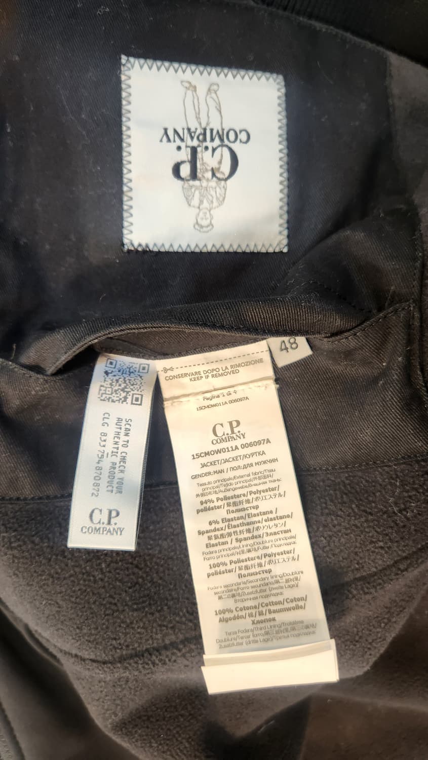 C.P. 컴퍼니 쉘-R 봄버 자켓 블 상품이미지7