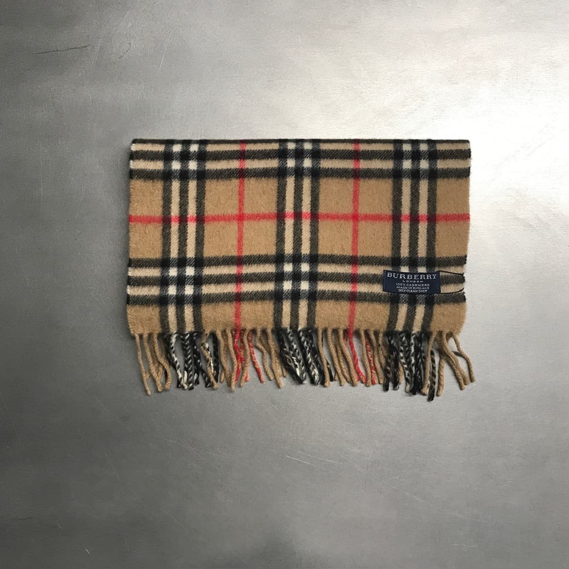 버버리 정품 캐시미어 머플러 베이지 상품이미지2