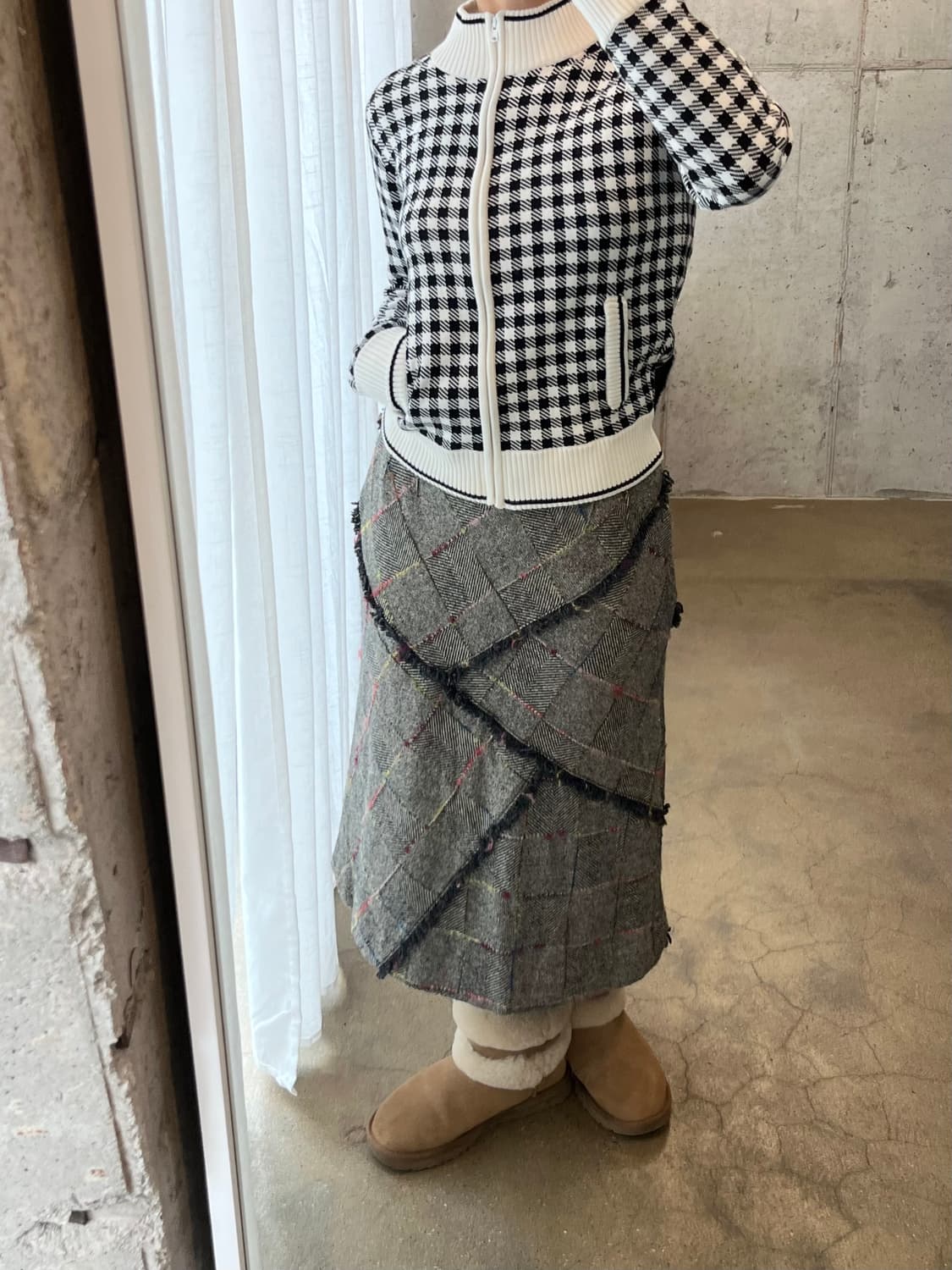 COURREGES 꾸레쥬 니트집업 상품이미지5