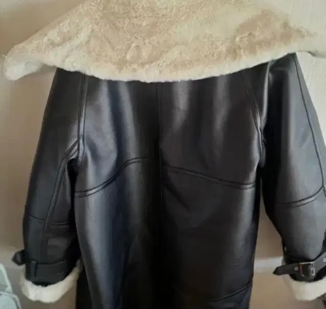 에코퍼 알파카 롱 무스탕 상품이미지2