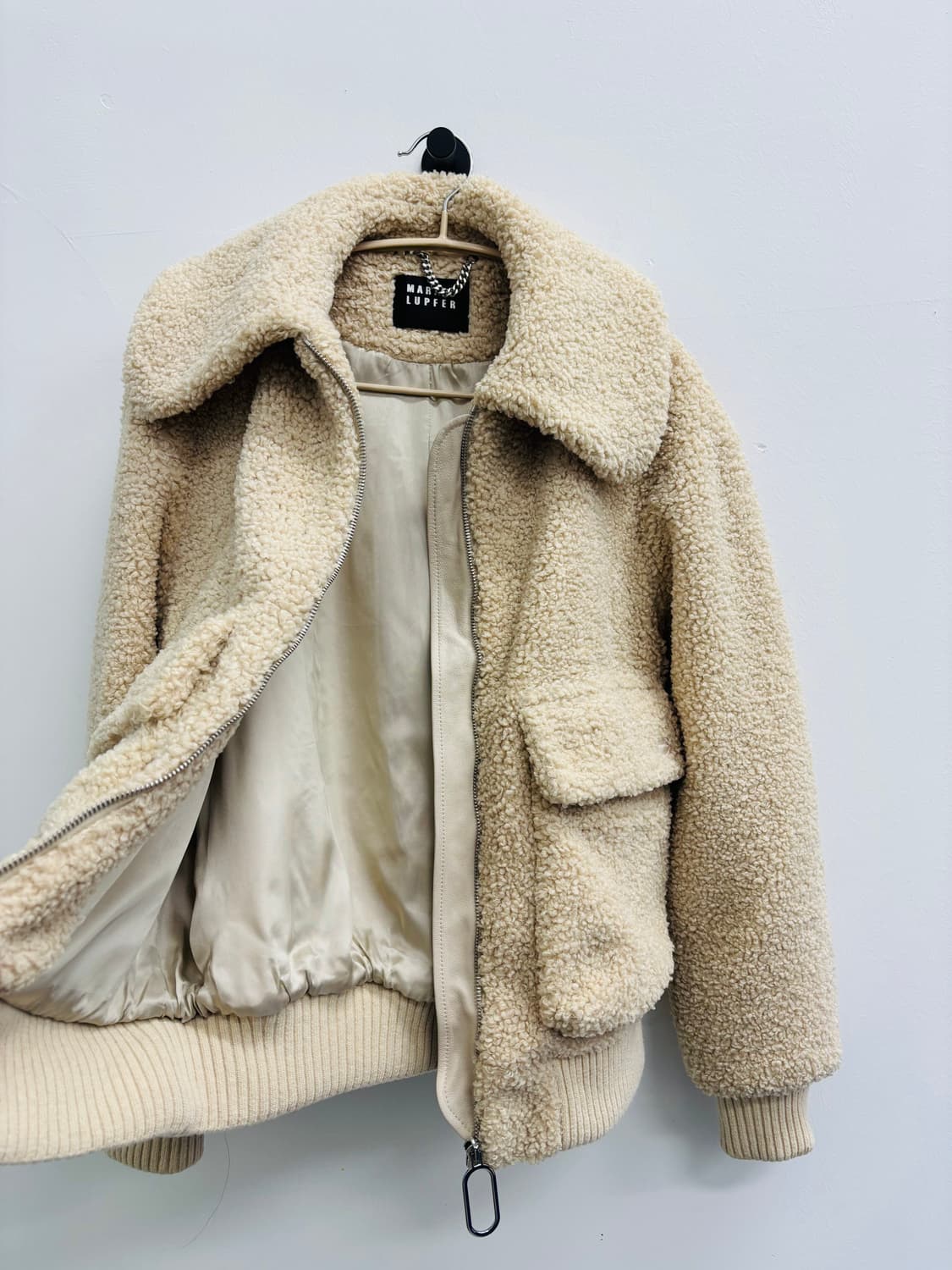 마커스 루퍼(MARKUS LUPFER) 테디 플리스 보머 자켓 상품이미지4