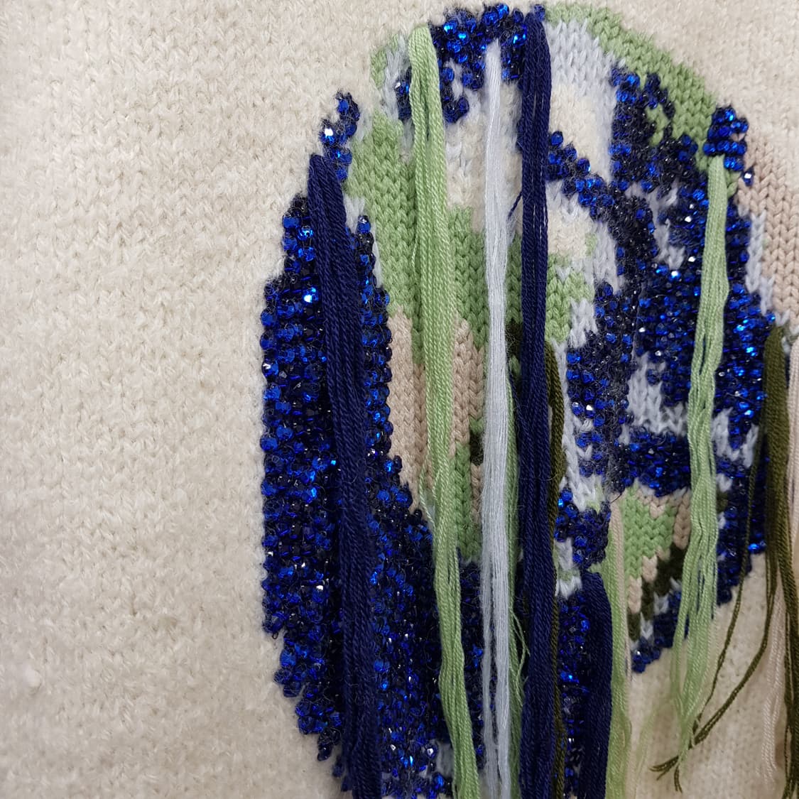 JWANDERSON  울 100% 그래픽 디테일 니트  L사이즈 상품이미지5