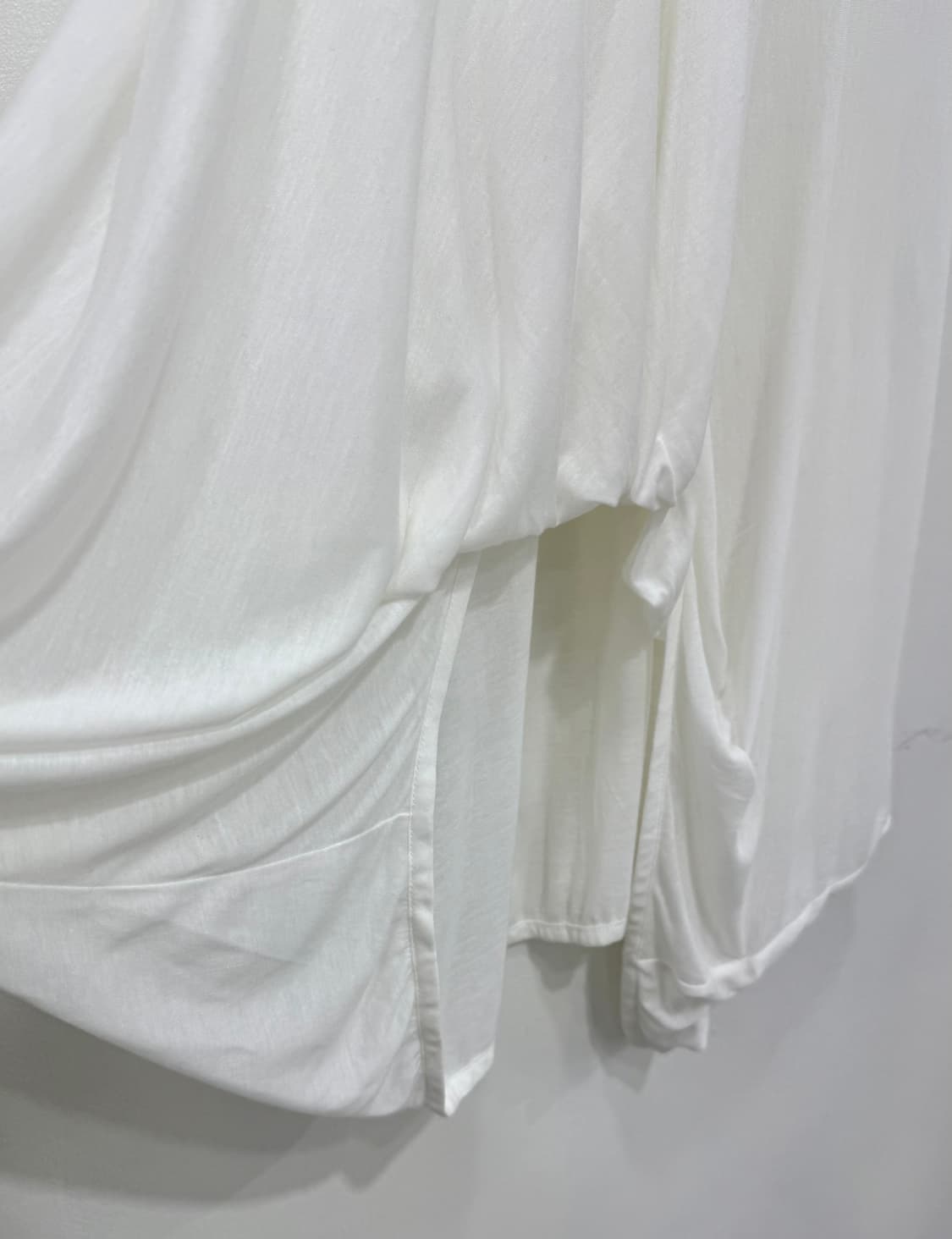 헬무트 랭 드레이프 케이프 탑 S 상품이미지5