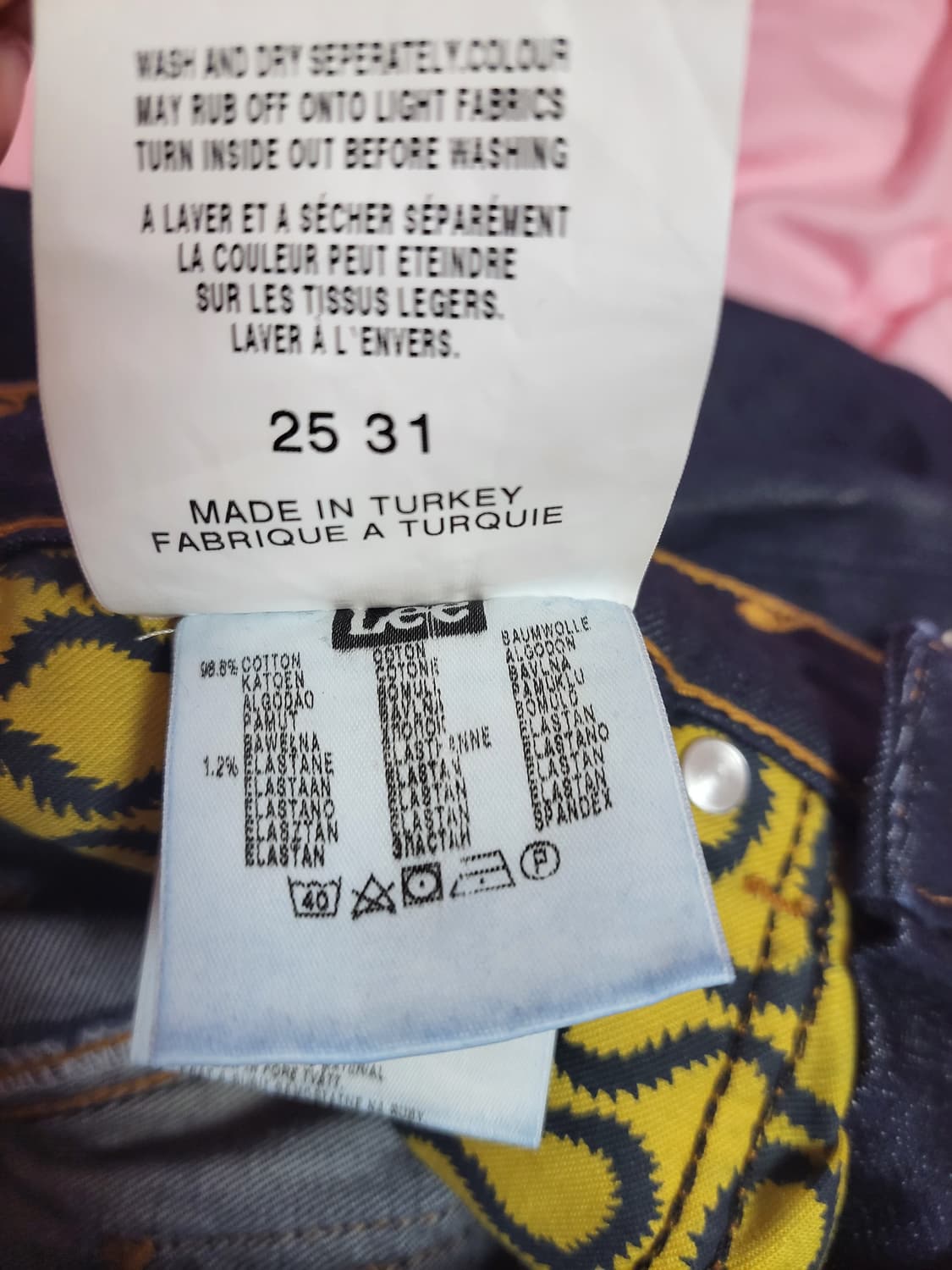 정품)급처새상품!비비안웨스트우드X LEE 콜라보 데님청바지팬츠 매장가30 상품이미지6