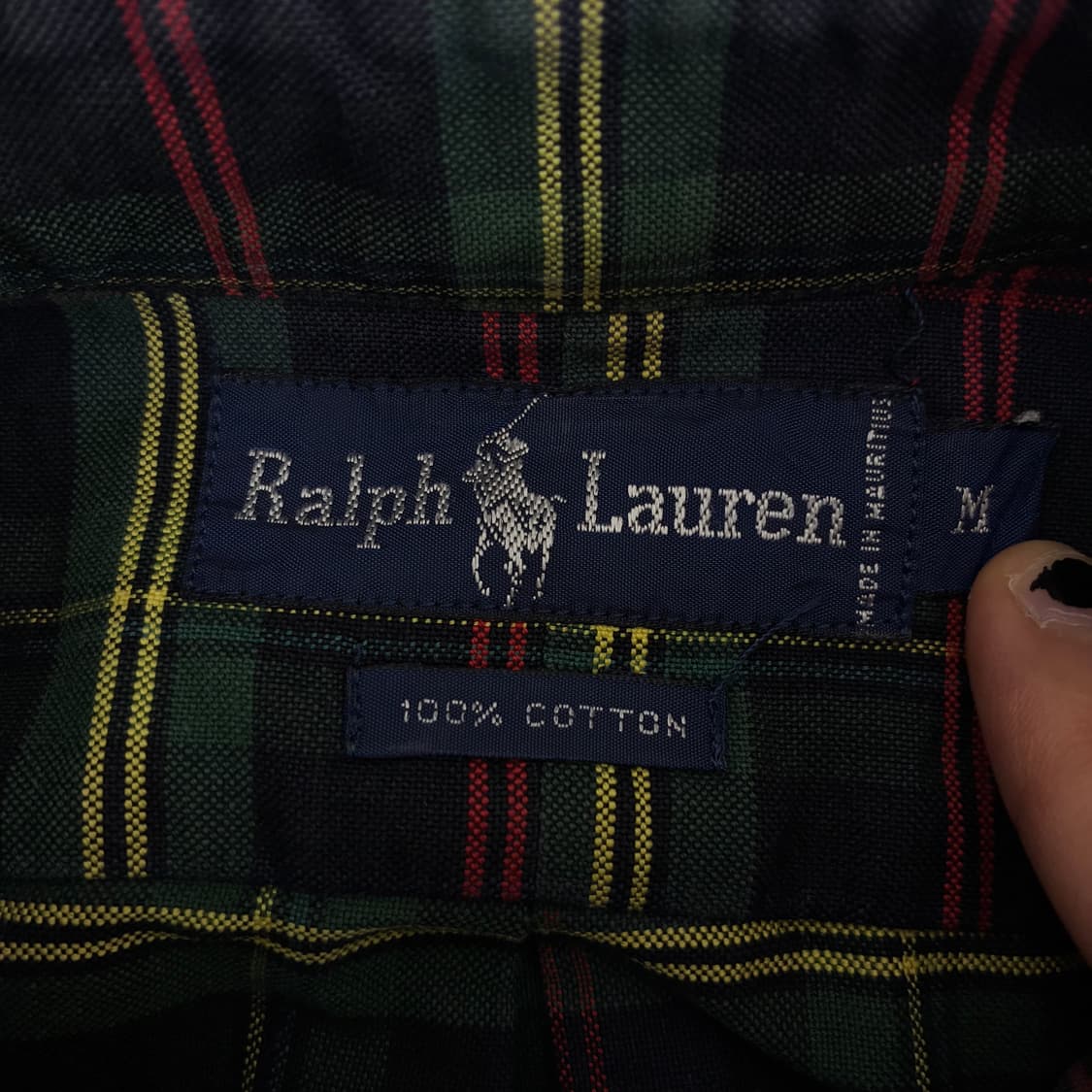 Polo  폴로 랄프로렌 90,s 체크 셔츠  상품이미지5