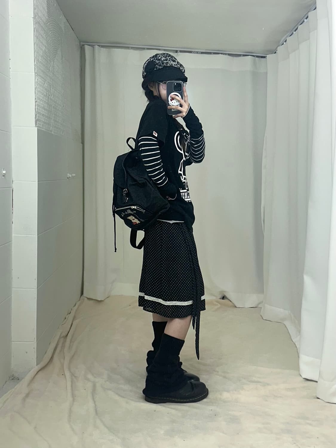 베이프 베이비 마일로 반팔 티 블랙 상품이미지3