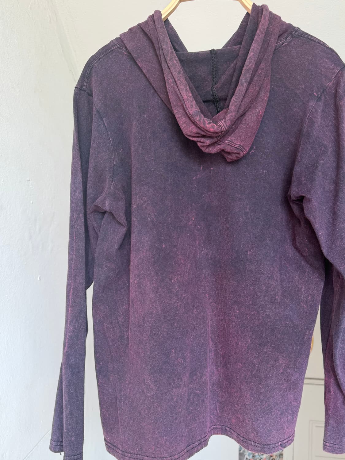 빈티지 퍼플 프린팅 후디 상품이미지6