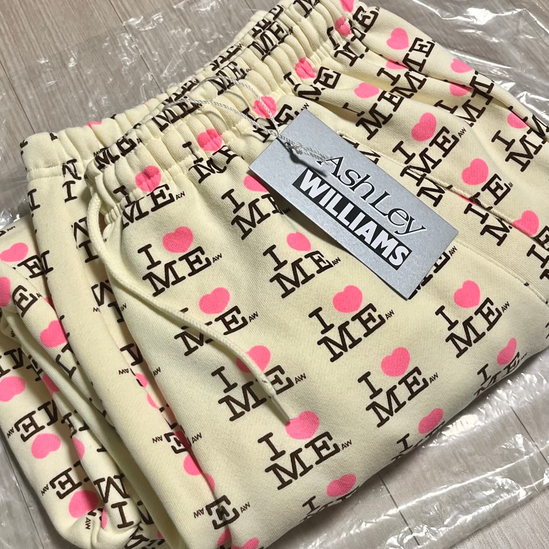 [XS,S]애슐리 윌리엄스 26ss 아이 하트 미 팬츠/옐로우 상품이미지1