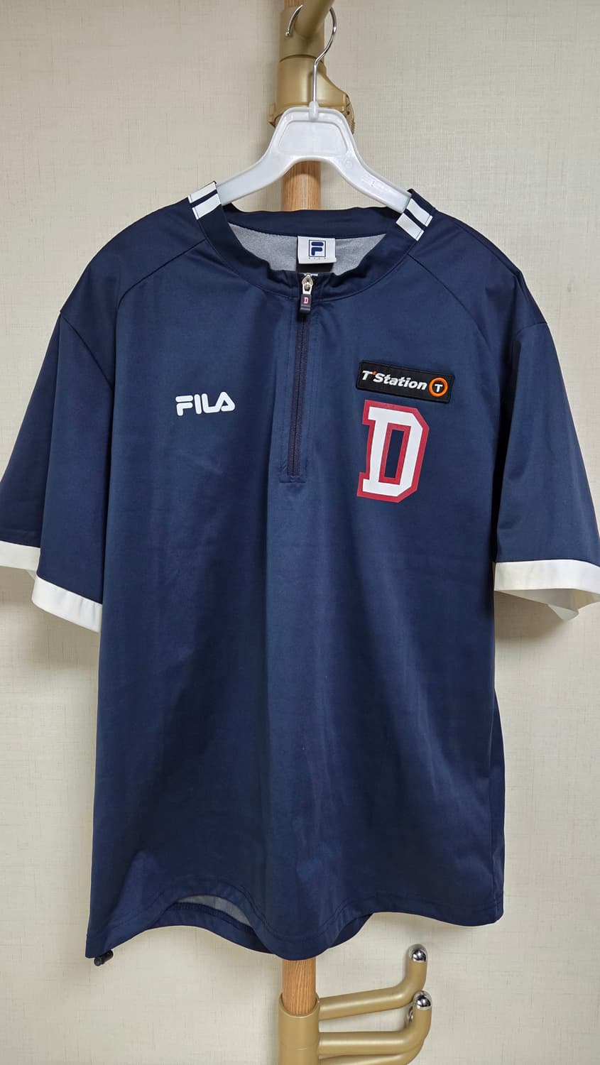 두산 베어스 휠라 반팔 바람막이 상품이미지1