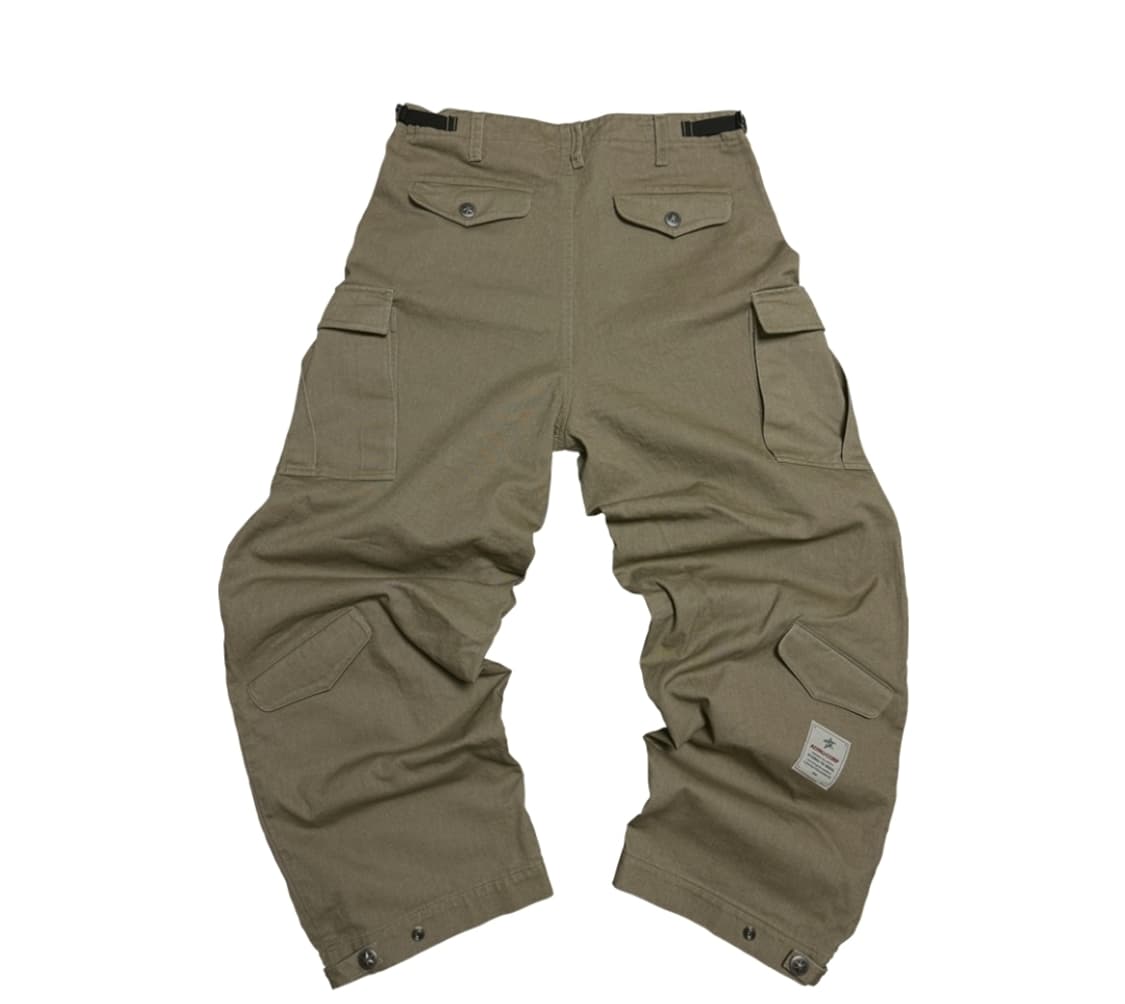 [2 Size 구매] 아오이로 히카리 스냅 M65 팬츠 모카브라운 상품이미지1