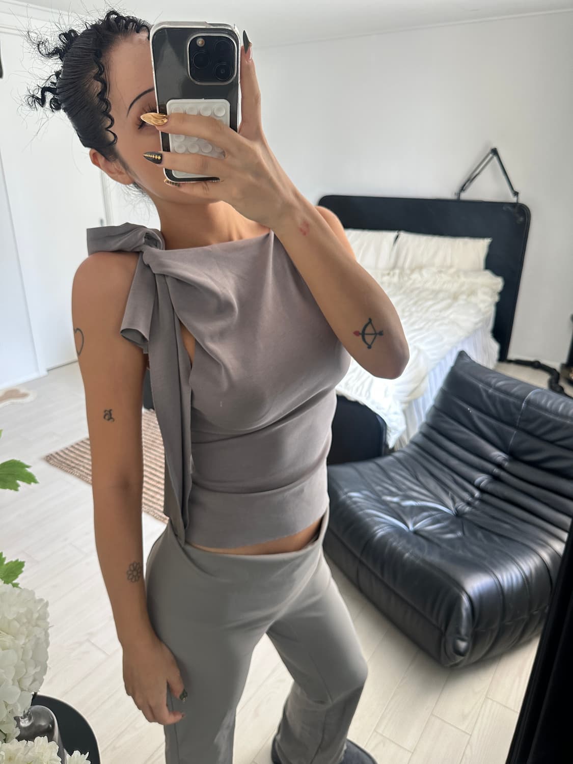 Khy sueded top 상품이미지1