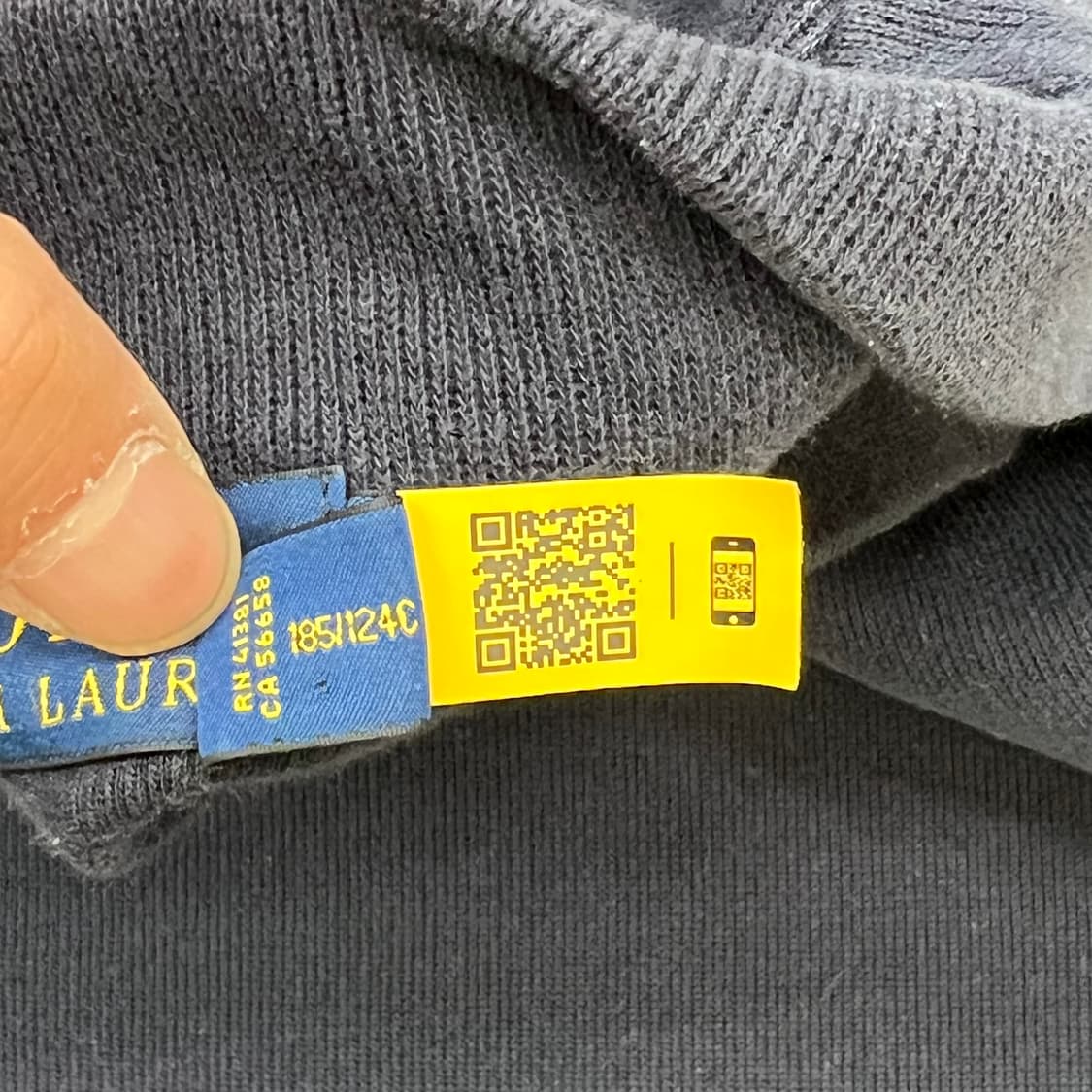 폴로 랄프로렌 qr 반집업 니트 r3648 상품이미지7