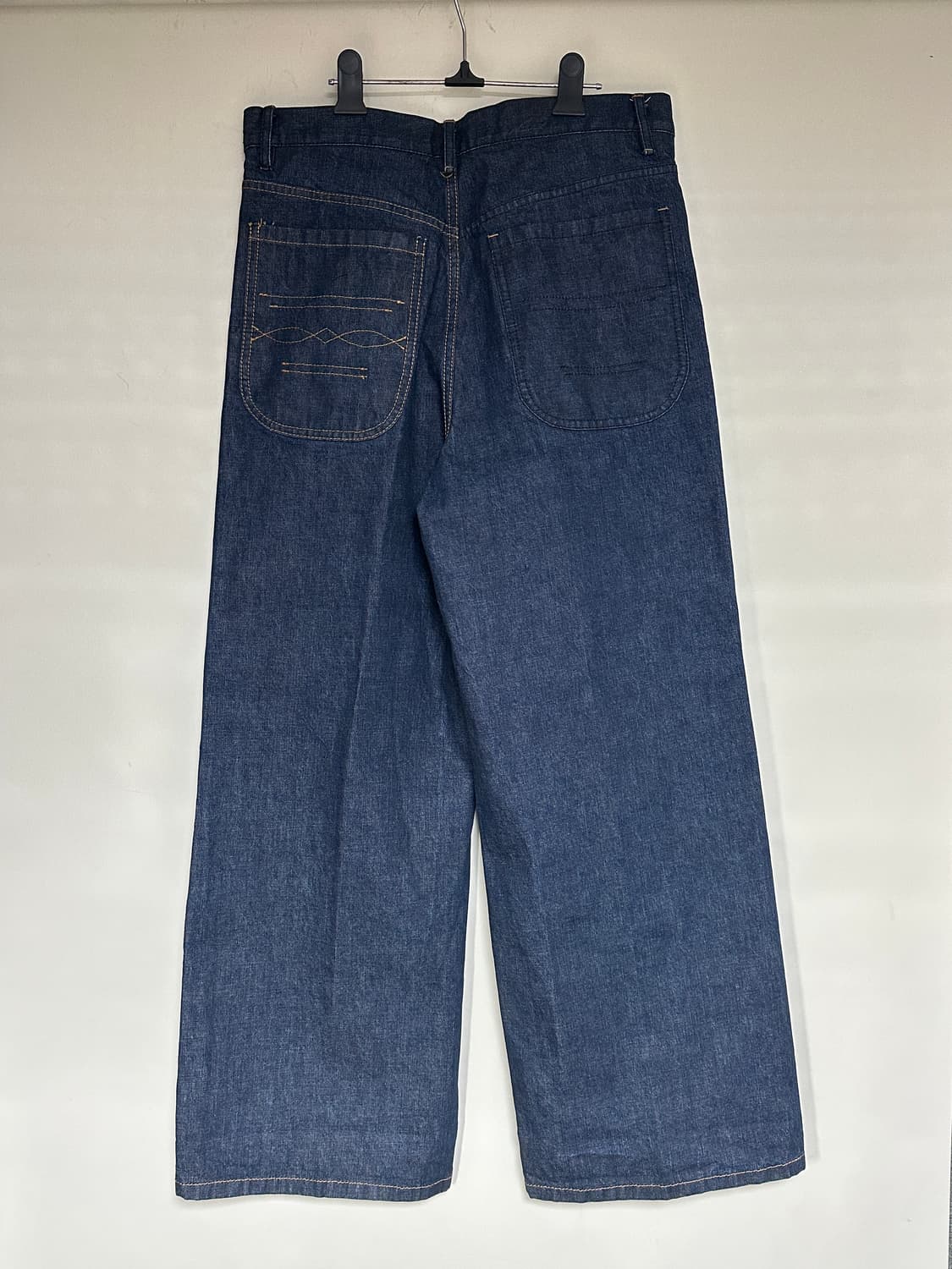 (M) 마리아노 magliano 언발란스 스티치 인디고 데님 진 팬츠 상품이미지3