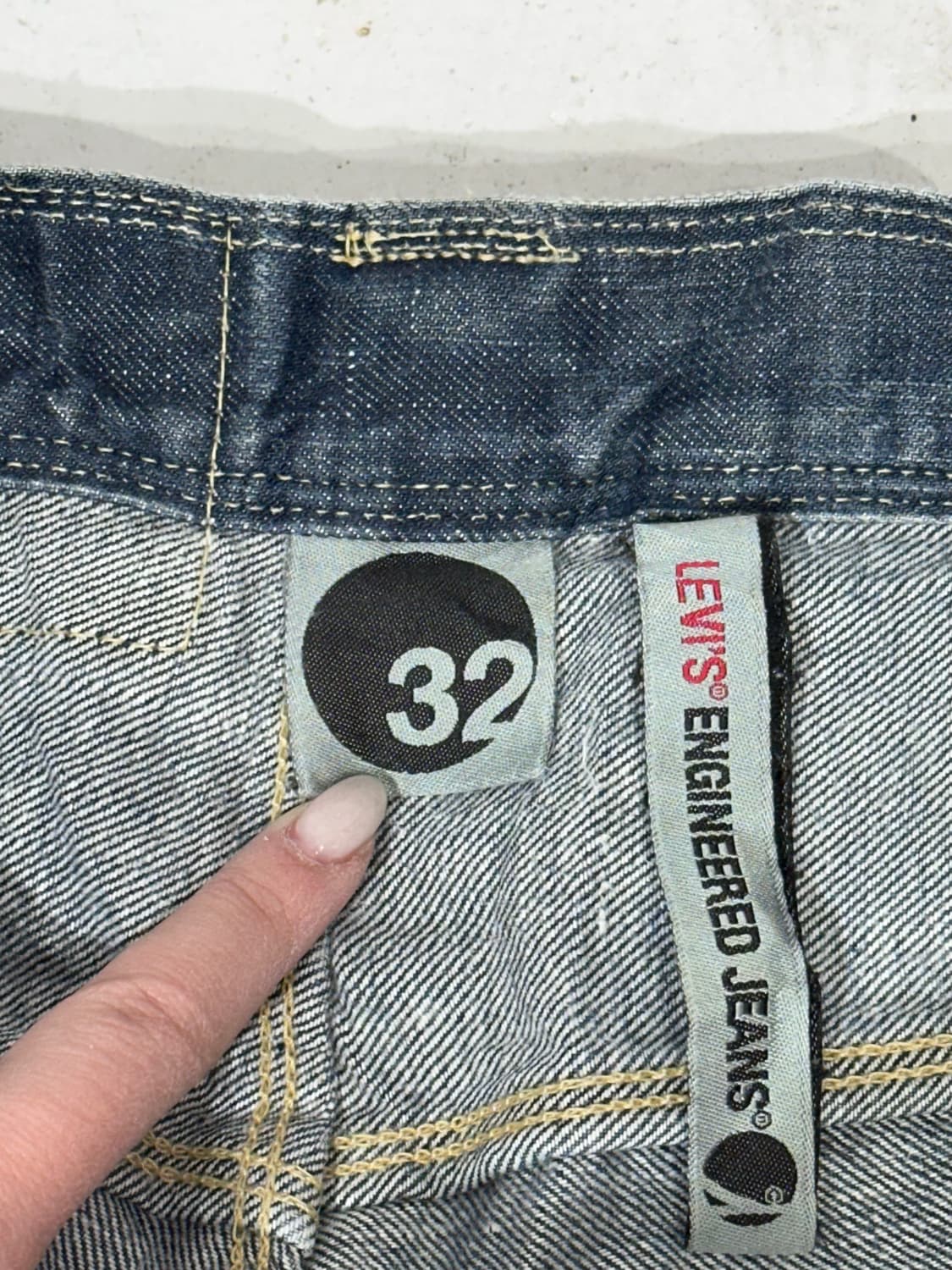 리바이스 중청 엔지니어드 와이드 데님 팬츠 청바지 32 상품이미지7