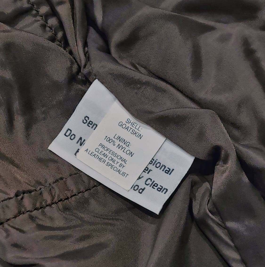 미국 국경순찰대 보더 패트롤 가죽 자켓 44 (105-110) 고트스킨 상품이미지10