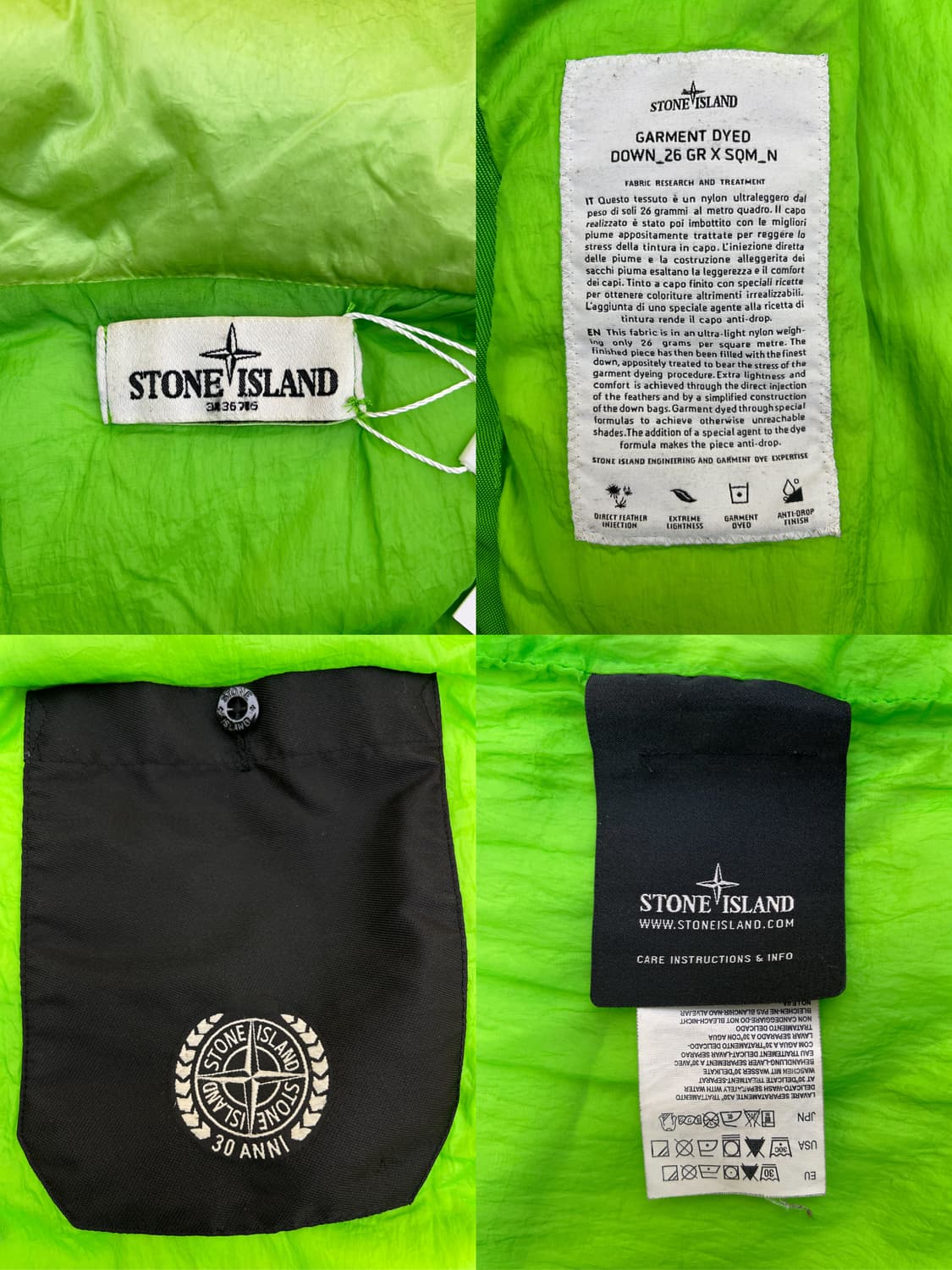 스톤아일랜드 12aw Anniversary 다운 자켓 상품이미지9
