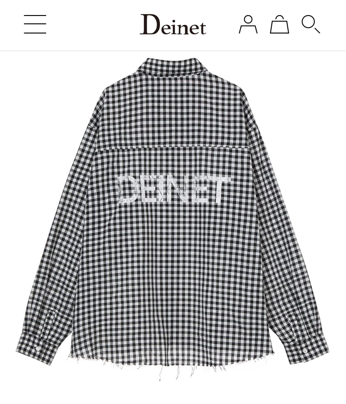 DEINET 다이닛 체크 셔츠 상품이미지1