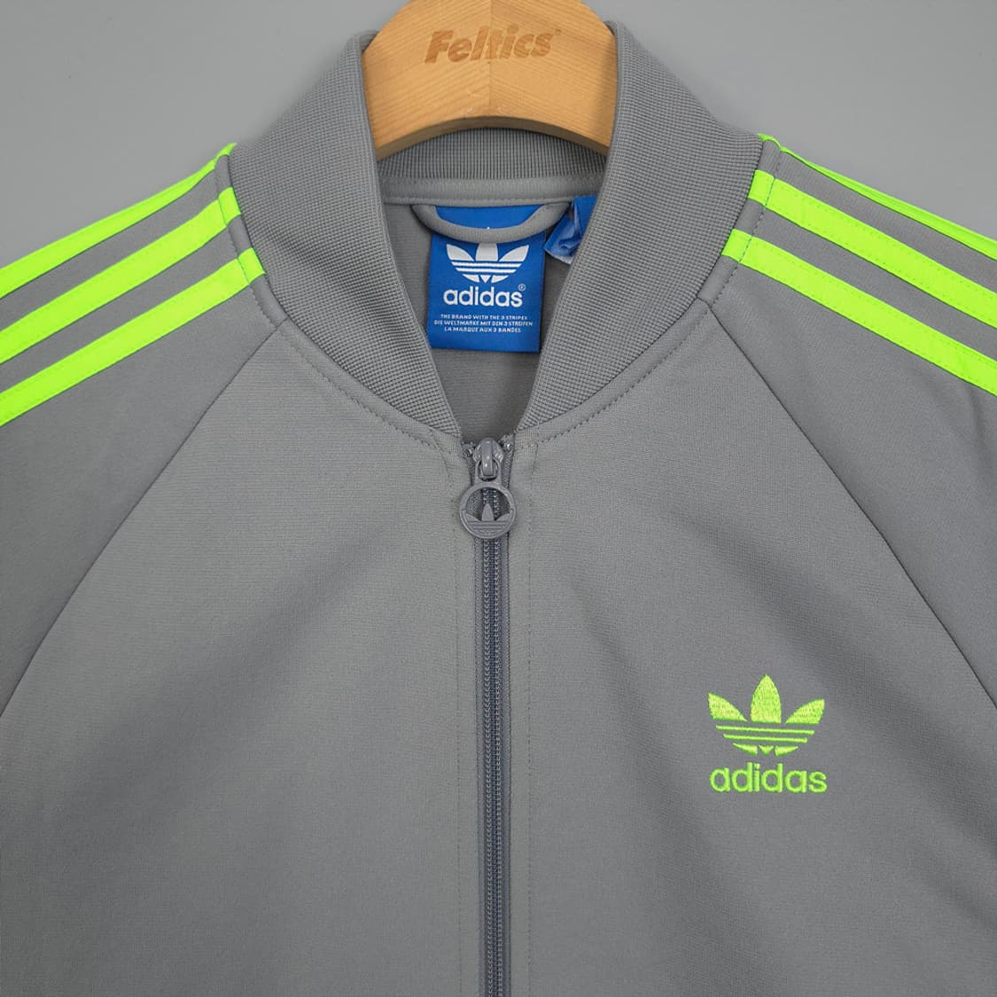 아디다스 (Adidas) 트레이닝 져지 트랙탑 그레이 네온라인 095 상품이미지2