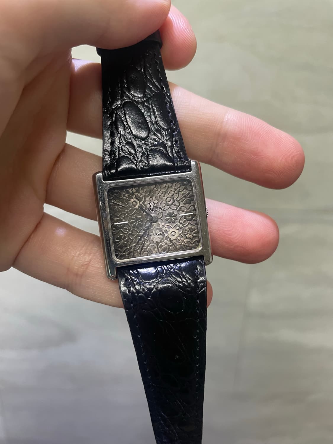 오메가 드빌 플라워 빈티지 수동시계 상품이미지2