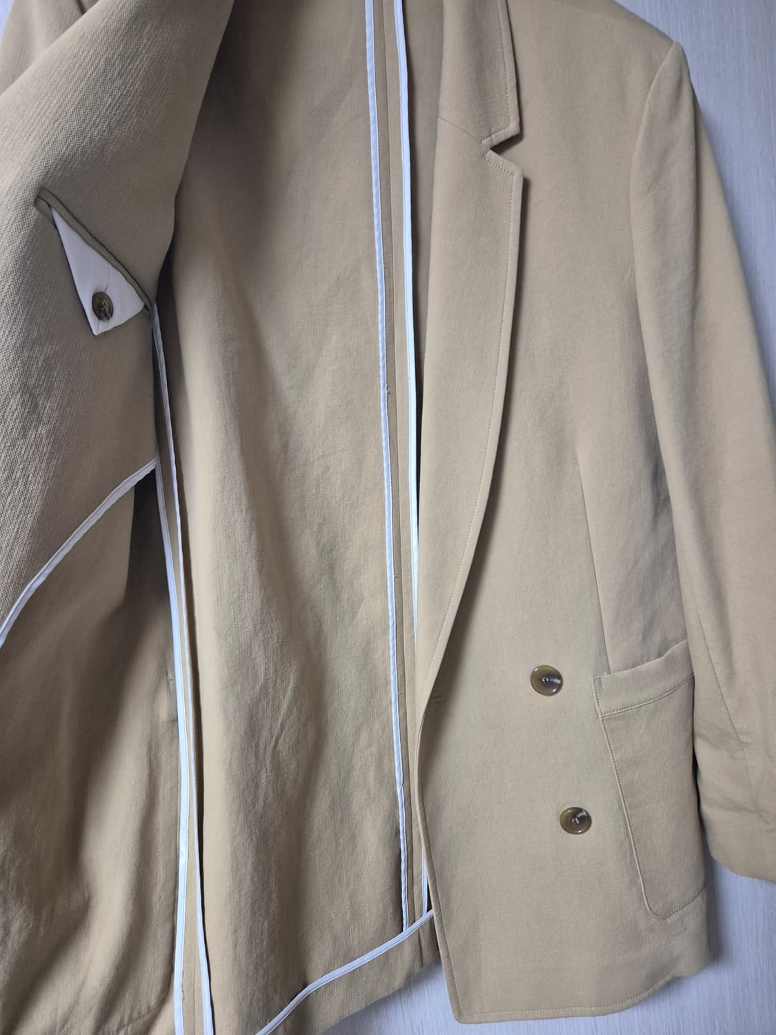 레이스 자켓 RRACE  오버핏 자켓 상품이미지3