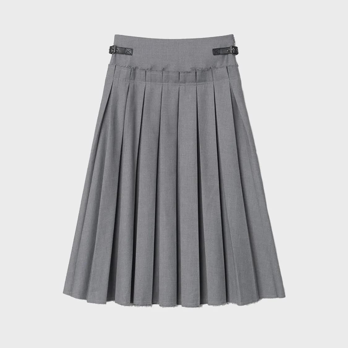 밀로우먼 버클 플리츠 스커트s 상품이미지2