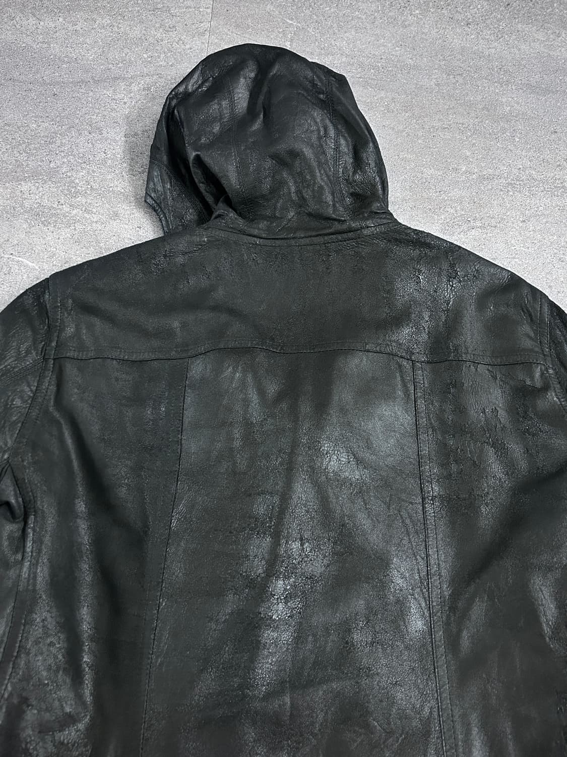 릭오웬스 다이애그널 불렛 레더 자켓 상품이미지7