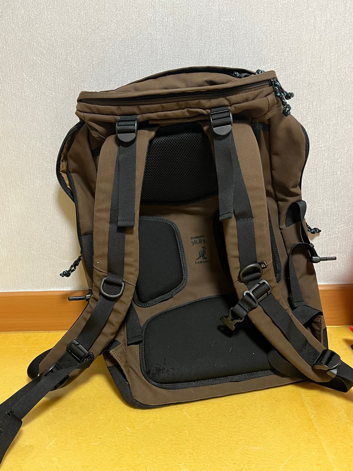 Kangol 브라운 백팩 상품이미지2