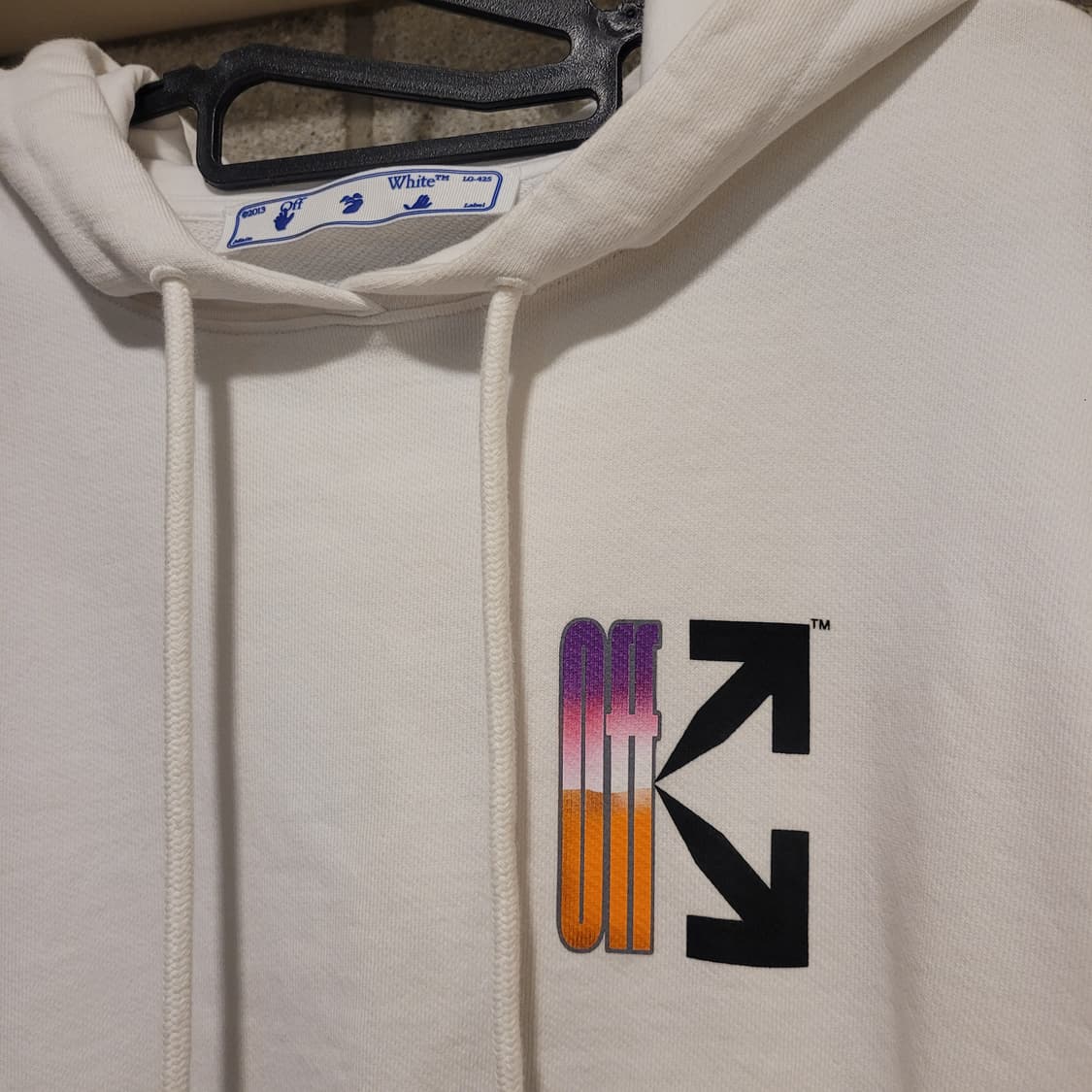 오프화이트 그라디언트 후드 XXS 상품이미지4