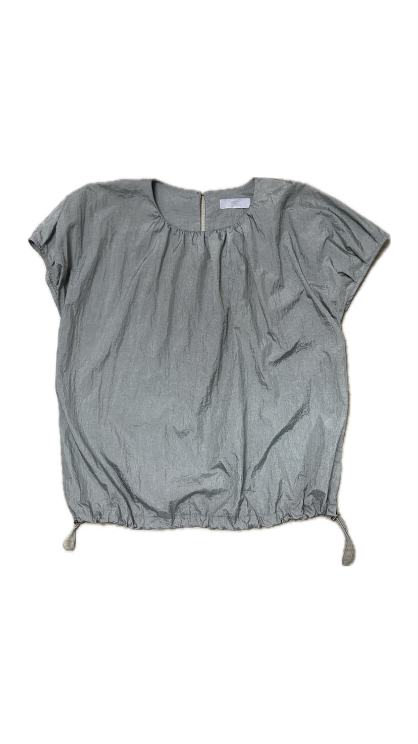 세이지블루 silky blouse 상품이미지3