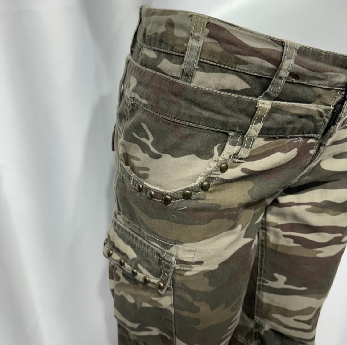 코르티스맛 밀리터리 스터드 카고 카모팬츠 빈티지 상품이미지1